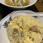 大八 - チャーハンとスープ餃子セット　¥580(税込)