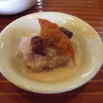 千松しま - 生誕記念日にと御祝いの赤飯に生口子を添えて…