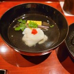 銀座 しのはら - アイナメと玉子葛豆腐