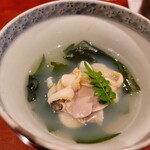 銀座 しのはら - 蛤とワカメ