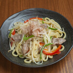 Lamb Yakisoba (stir-fried noodles) with extra thick noodles