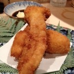 ぎおん 阪川 - 12.9鱧、松茸フライ