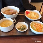 中華料理 正華 - 半ラーメン＋半チャーハンセット