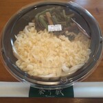 粂蔵 - 山菜たぬきうどん￥290