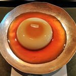 日本料理山崎 - よもぎプリン