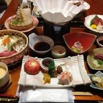 Yakushidou Onsen - 夕食（部屋食）