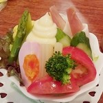 レストランゆり - すごく美味しいサラダ
