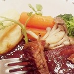 レストランゆり - 付け合わせの野菜