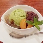 レストランゆり - 相方のセットのデザート　程よい甘さで美味しいと