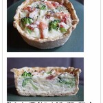 ル・シュクレ - 2020 X'masデリ　キッシュ(カニ・しらす・ブロッコリー）　12cmホール　2,200円　（お店のHPより）