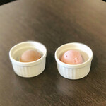 パティスリー＆ブーランジェリー ラ・パルム・ドール - チョコと苺のアイスクリーム