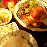 食幹 渋谷 - カワハギの天ぷら　玉子あんかけ