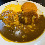 CoCo壱番屋 - クリームコロッケカレー・スクランブルエッグ・チーズトッピング