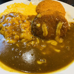 CoCo壱番屋 - クリームコロッケカレー・スクランブルエッグ・チーズトッピング