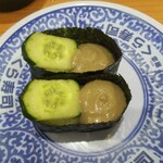 無添くら寿司 - かにみそ軍艦(税抜)100円 (2021.03.15)