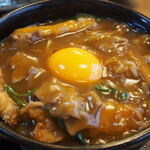 万作 - カツカレー丼