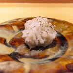 銀座 しのはら - つくねいものきんとん。