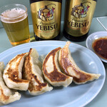 みんみん - みんみん(餃子、ビール)