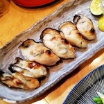 焼酎と手しごと料理の店　まさや - 牡蠣塩焼き