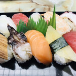 二鶴すし - にぎり寿司10貫@1650