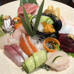 たんや 善治郎 二日町店 - もってけどろぼう数量限定ランチ（お刺身10点盛り定食）