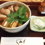 h Sobatokoro Shimizu - 鴨南蛮蕎麦。