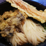 まいたけ天ぶっかけ+ちく天（合計800円）