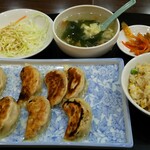 兆奎餃子 - 餃子定食 850円(税込)