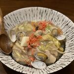 Shimabara thick noodles dish udon