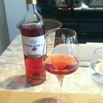 La Brianza - お料理に合わせて選んでいただいたワイン、この日はロゼColoma 。ベリー感じる甘い香り、春色のカラー、チョイスありがとうございます☆ 気持ち上がります～