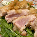 Yakitori Kinzan - もも肉のたたきポン酢