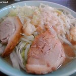 かじろうramen7 - ラーメン小 「ニンニクアブラ」(650円) 2012/09