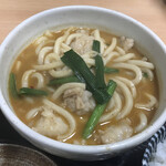 きまぐれ まるこ食堂 - 坦々もつうどん