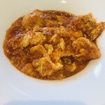 中國菜館 美鈴 - ランチセットから「小海老と卵のチリソース煮」