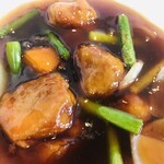 中國菜館 美鈴 - ランチセットから「道産豚肩ロース肉の酢豚」