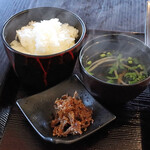 Hoshigoe No Sato - ご飯とお汁と佃煮