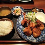 火火 - チューリップの唐揚定食 880円 (21年2月)