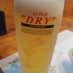 海鮮料理 あじや - スーパードライ500円(税抜き:以下同)