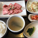 焼肉プサン - 特選和牛定食＝１０００円 税込
当店人気No.２のランチメニュー