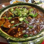 ajianchaini-zubarugyouzasakabakanou - 四川麻婆豆腐定食の麻婆豆腐