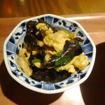ajianchaini-zubarugyouzasakabakanou - 四川麻婆豆腐定食の小鉢