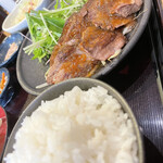 七弐八製麺 - ハラミ定食