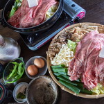 一水庵 - 料理写真:近江牛すき焼き食べ放題