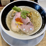 麺処 しろくろ - 浅利とムール貝の汐そば　2021.03