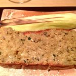 神保町 傳 - □鮎パン（鮎のリエット）とトウモロコシ