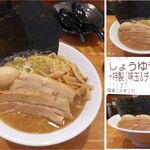 麺屋 七夕まつり - しょうゆラーメン特製。麺屋七夕まつり(豊田市)  食彩品館.jp撮影
