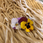 カレー独歩ちゃん - うどんにもエディブルフラワー