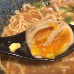 ラーメン札幌　一粒庵 - 味たまご