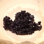 神保町 傳 - ●焦げた御飯ではなく、賄い用の黒米だそうです（笑）