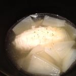 神保町 傳 - ●鱧のお椀 玉葱